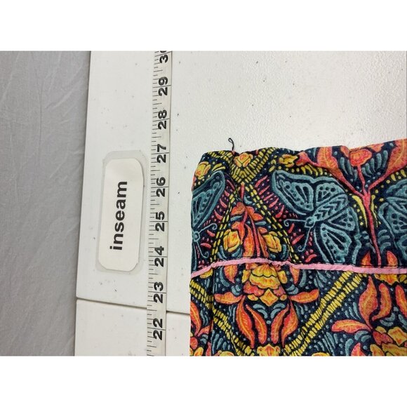 Anthropologie Pajama Pants  Animal Print 2X butterflies multicolor modal pockets - Picture 9 of 10